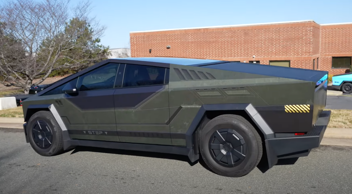 V2 Halo Warthog/Razorback Cybertruck wrap