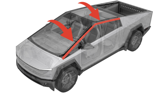 Cybertruck Cantrails replacement vinyl