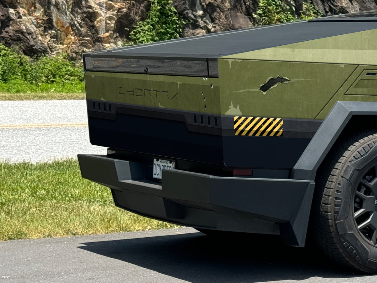 Cybertruck wrap inspired by Halo Warthog/Razorback – Cyber Owners